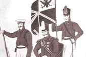 Японская картина, изображающая посольство вице-адмирала Е. В. Пу